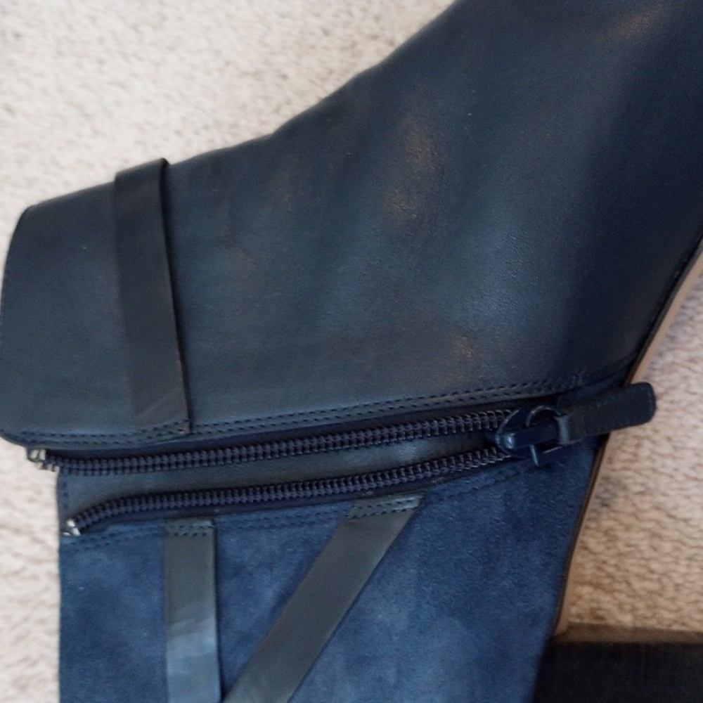 Cole Haan Leather And suede Ankle Boots - Picture 8 of 12
